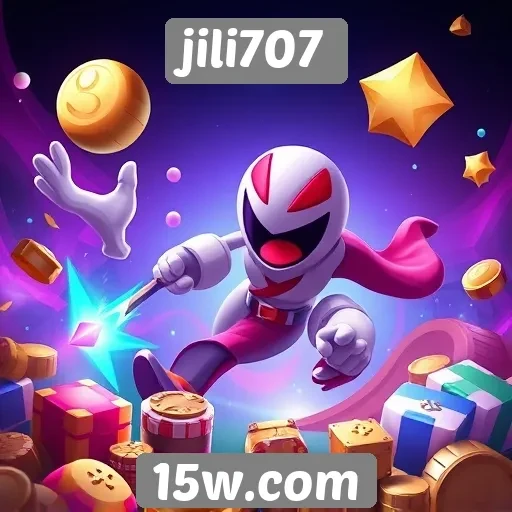 Variedade de jogos disponíveis no jili707